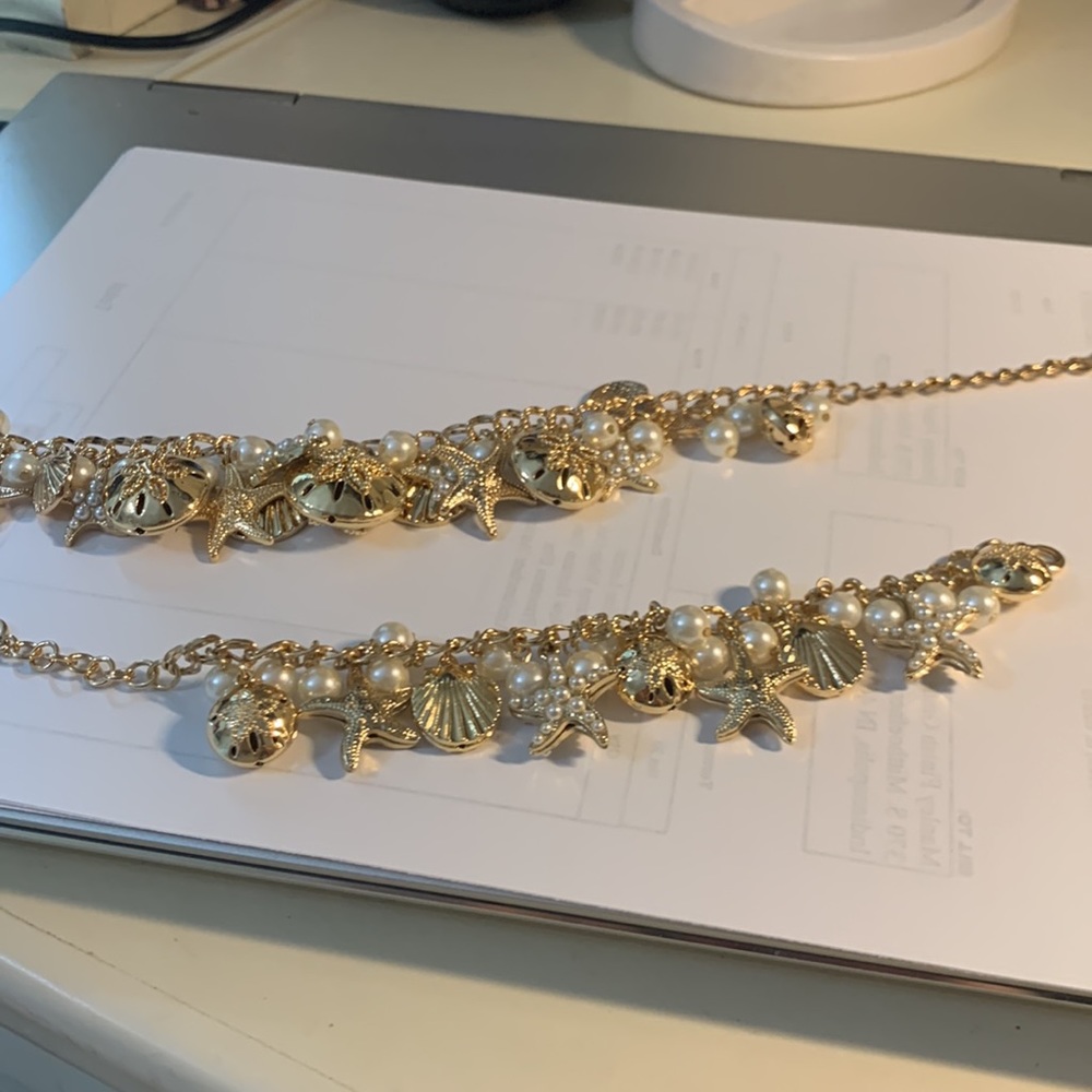 Macys NWOT never worn. No tarnish. Nautical necklace and bracelet set. - Picture 8 of 10